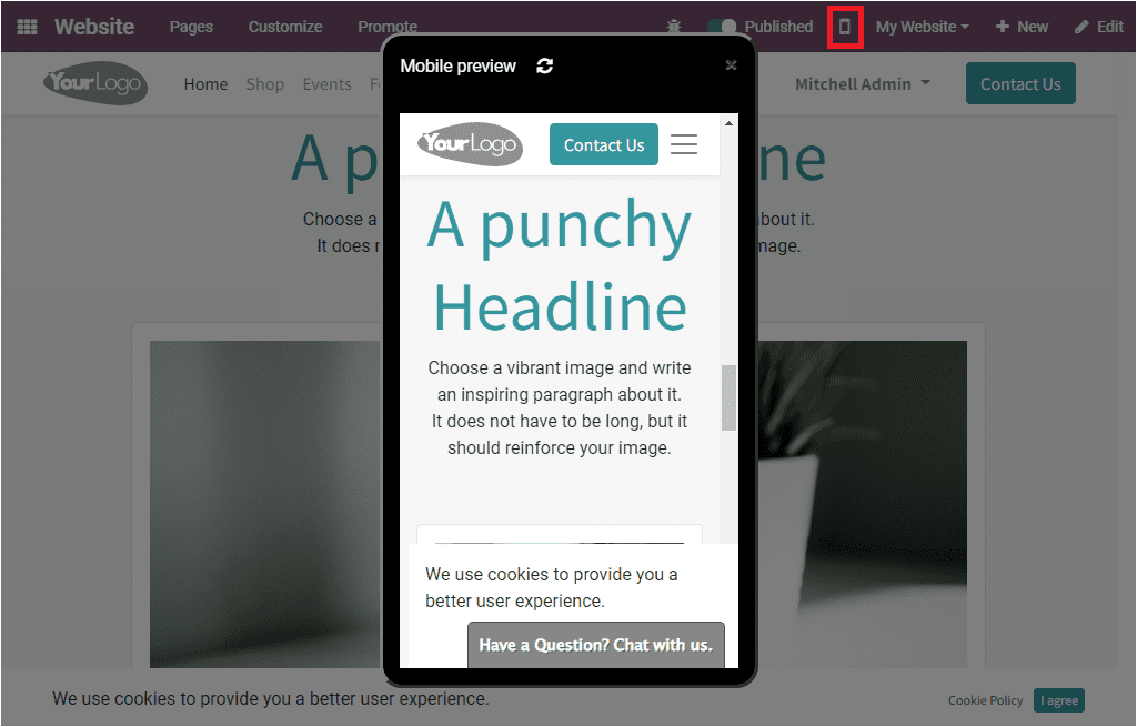 Odoo 15 Website Ecommerce